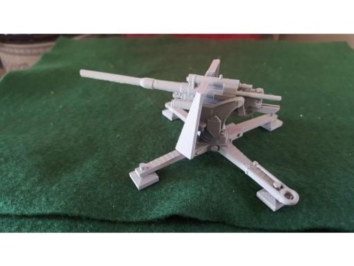 Flak 36 88mm Great for Table Top War Games And Dioramas - Resin 28mm Miniatures - Bolt Action