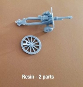 British 25 pounder Field Gun and Limber - Great for Table Top War Games And Dioramas - Resin 28mm Miniatures -