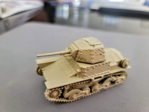 Italian L 6 Light Tank - Great for Table Top War Games And Dioramas - Resin 28mm Miniatures -