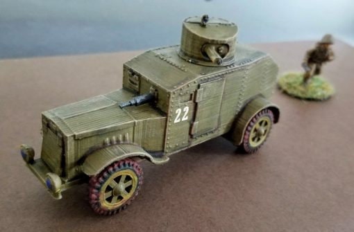 Japanese Type 92 Hokoku-Go Armoured Car - Great for Table Top War Games And Dioramas - Resin 28mm Miniatures -