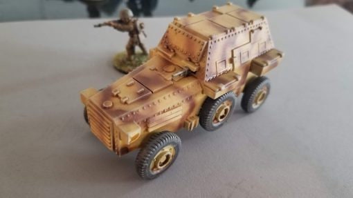 French VUDB Armoured Troop Carrier v. 3.0 - Great for Table Top War Games And Dioramas - Resin 28mm Miniatures - Bolt Action -