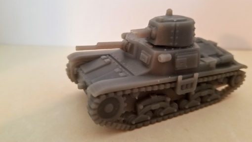 Italian M11/39 Tank - Great for Table Top War Games And Dioramas - Resin 28mm Miniatures -
