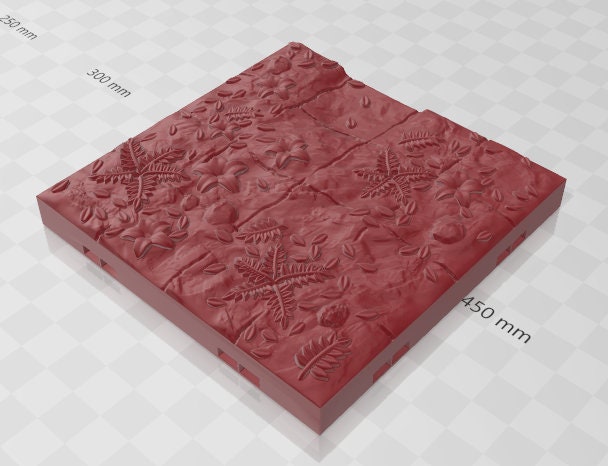 Path Bases Grid - Shadowgrove Set 2 -Fat Dragon Games- DND- Pathfinder -RPG- Terrain-28 mm / 1" - Dungeon & Dragons -