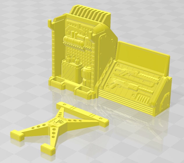 Arms Dealer - Novus Landing - Starfinder - Cyberpunk - Science Fiction - Syfy - RPG - Tabletop - Scatter - Terrain - 28 mm / 1" Scale