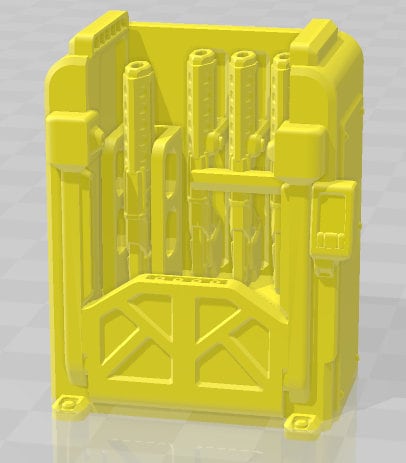 Arms Dealer - Novus Landing - Starfinder - Cyberpunk - Science Fiction - Syfy - RPG - Tabletop - Scatter - Terrain - 28 mm / 1" Scale