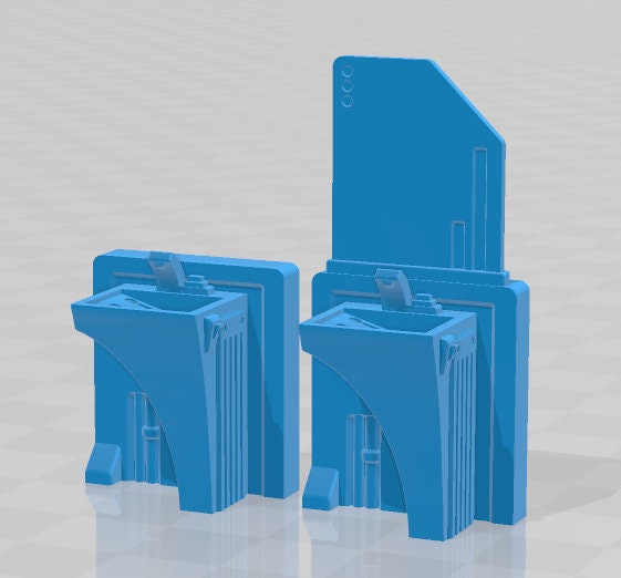 Bathroom - Novus Landing - Starfinder - Cyberpunk - Science Fiction - Syfy - RPG - Tabletop - Scatter - Terrain - 28 mm / 1" Scale