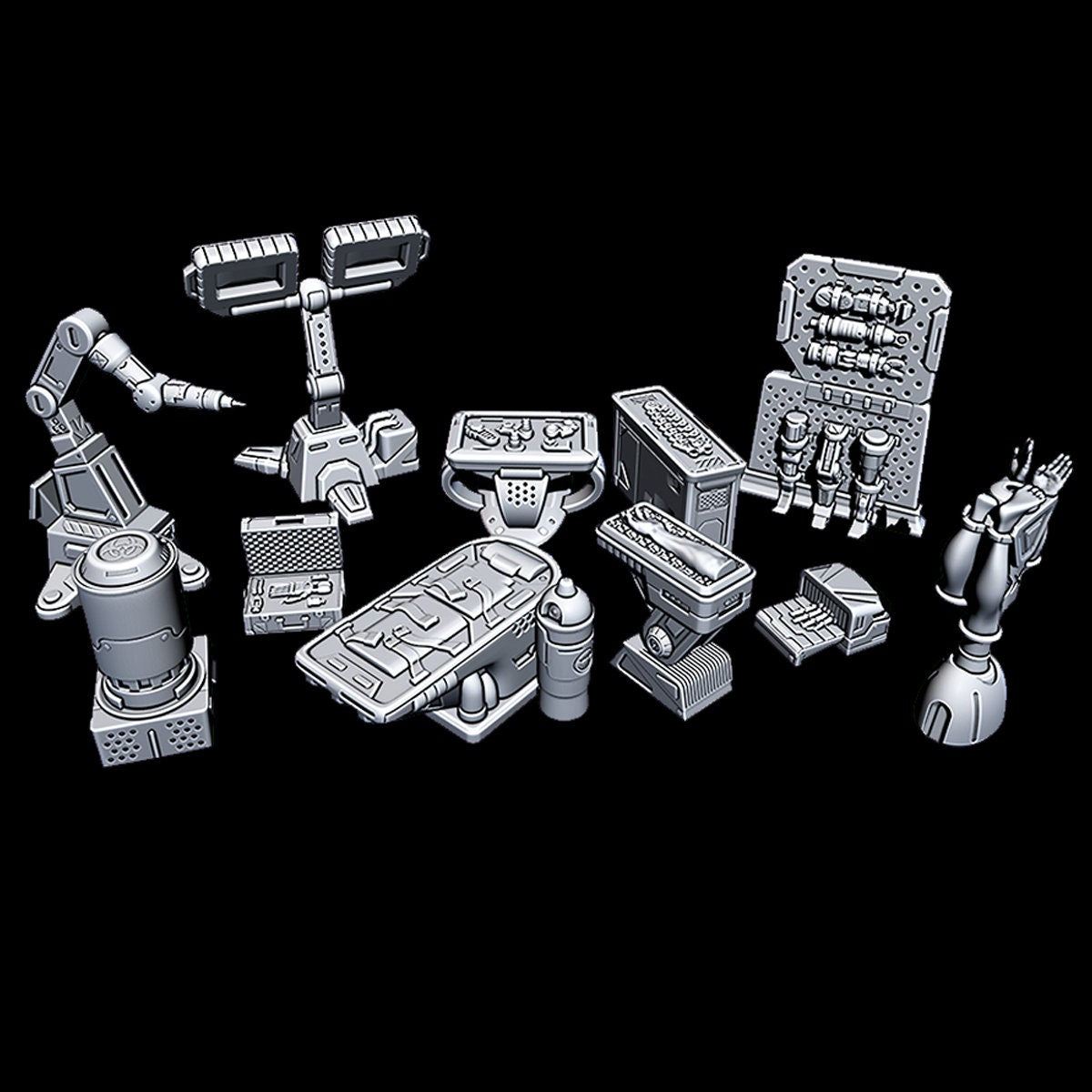 Cyber Doc - Novus Landing - Starfinder - Cyberpunk - Science Fiction - Syfy - RPG - Tabletop - Scatter - Terrain - 28 mm / 1"