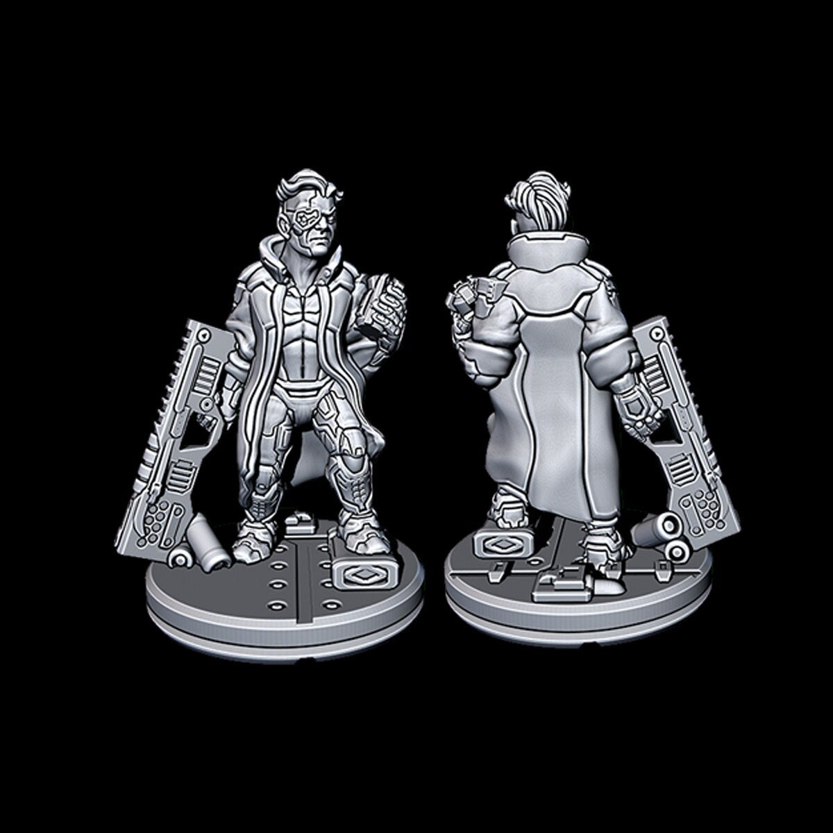 Zane - Novus Landing - Starfinder - Cyberpunk - Science Fiction - Syfy - RPG - Tabletop - Scatter- Terrain- 28 mm / 1"