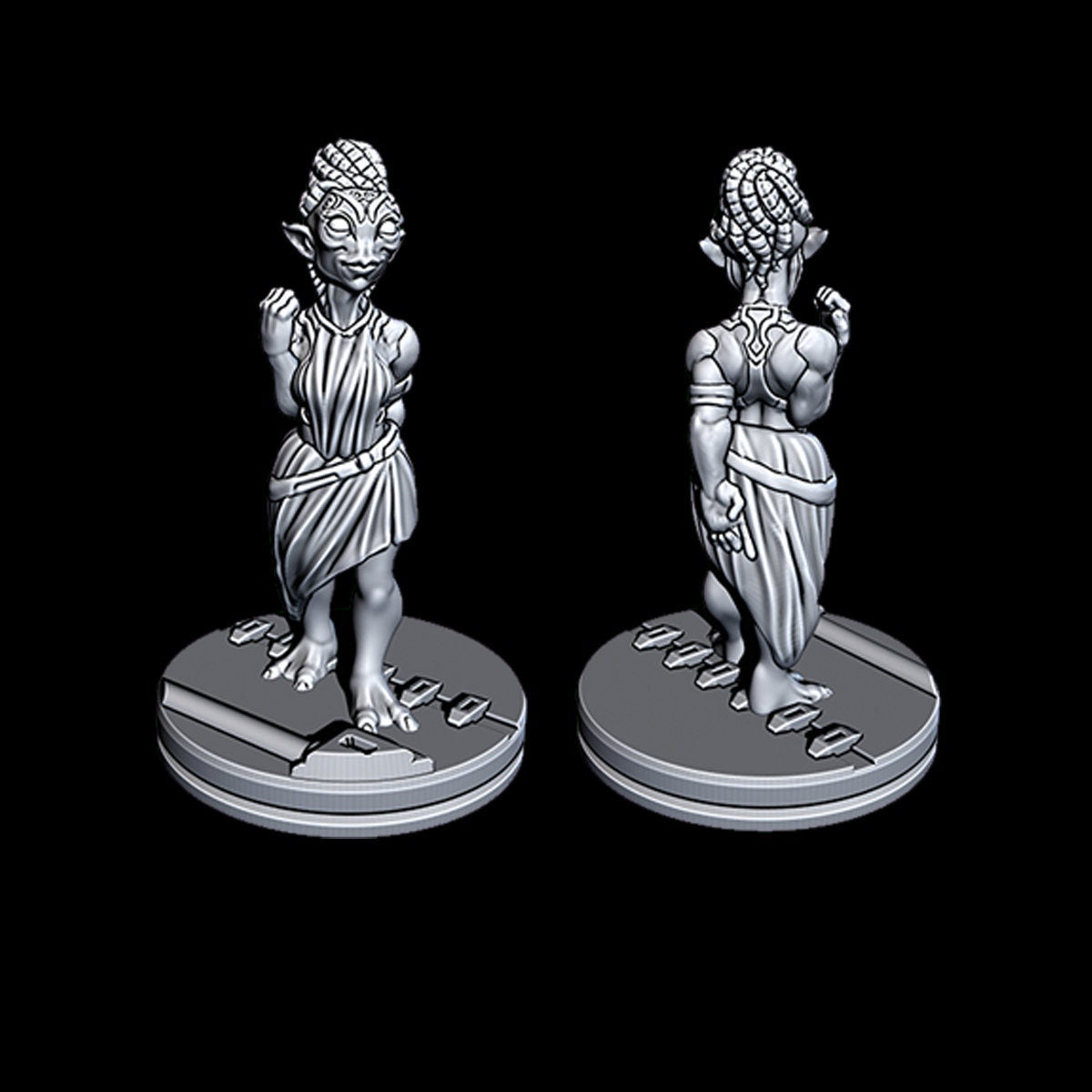 Alien Courtesan - Novus Landing - Starfinder - Cyberpunk - Science Fiction - Syfy - RPG - Tabletop - Scatter- Terrain- 28 mm / 1"