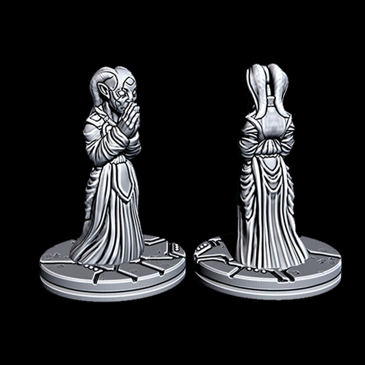 Alien Zealot 1 - Novus Landing - Starfinder - Cyberpunk - Science Fiction - Syfy - RPG - Tabletop - Scatter- Terrain- 28 mm / 1"