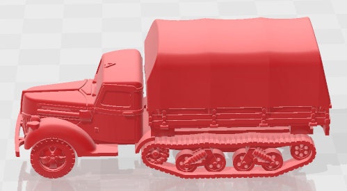 Ford V3000 Maultier - 1:100 scale - Germany - Tanks - Armored Vehicle - World Of Tanks - War Game - Wargaming -Tabletop Games