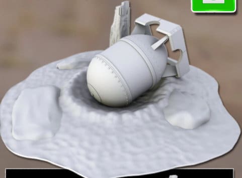 Old Bomb - Oasis in the Sea of Dirt - Atom Punk - Starfinder - Cyberpunk -Science Fiction -Syfy - RPG- Tabletop- Scatter-28mm