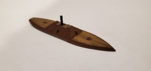 CSS Fredericksburg - Confederate - Ships - Sailboats - Age of Sail - War Game - Wargaming - Tabletop Games - 1/600 Scale