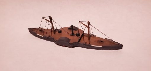 USS Sassacus - Union - Ships - Sailboats - Age of Sail - War Game - Wargaming - Tabletop Games - 1/600 Scale