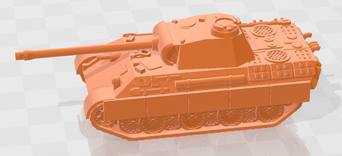 Panther 1:100 scale - Germany - Tanks - Armored Vehicle - World Of Tanks - War Game - Wargaming - Axis and Allies - Tabletop Games