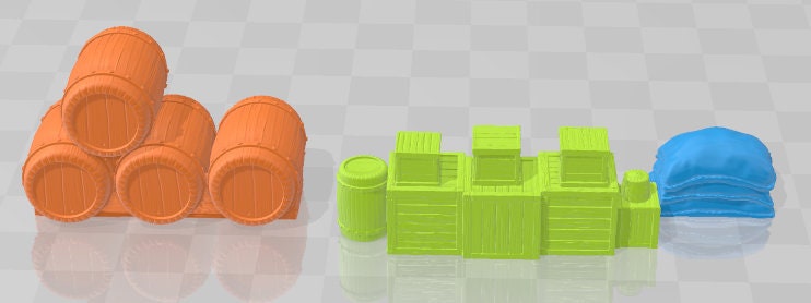 Scatter Set - Oars Rest - DND - Dungeons & Dragons - RPG - Pathfinder - Tabletop - 28mm