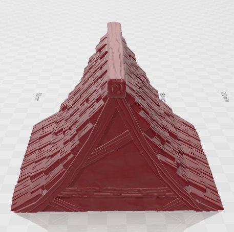 Roofs - DND - Dungeons & Dragons - RPG - Pathfinder - Tabletop - TTRPG - City of Oxwell - 28 mm