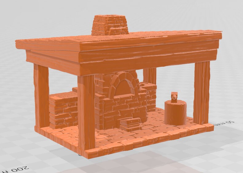 Smithy - Oars Rest - DND - Dungeons & Dragons - RPG - Pathfinder - Tabletop - 28mm