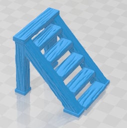 Stairs - Oars Rest - DND - Dungeons & Dragons - RPG - Pathfinder - Tabletop - 28mm