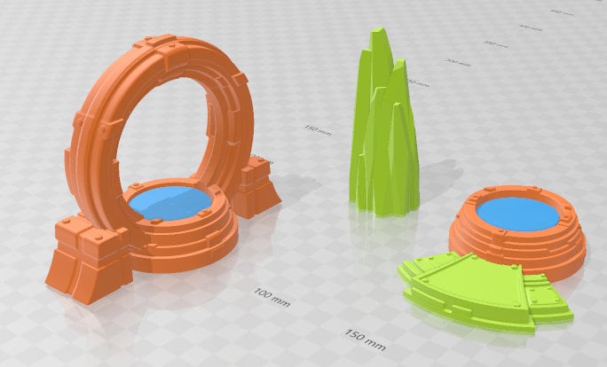 Pellucid Gates - Penchant For Portals - DND - Dungeons & Dragons - RPG - Pathfinder - Tabletop - 28mm