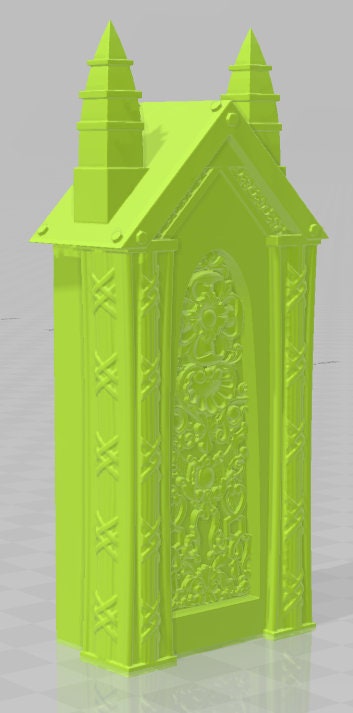 Large Mausoleum - Graveyard Collection - DND - Dungeons & Dragons - RPG - Pathfinder - Tabletop - 28mm