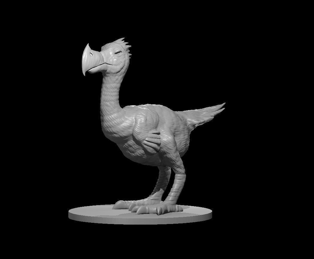 Axe Beak Mini - DND - Pathfinder - Dungeons & Dragons - RPG - Tabletop - mz4250- Miniature - 28 mm - 1" Scale