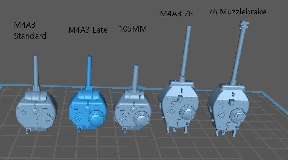 M4A3 - 1:100 - US - Tanks - Armored Vehicle - World Of Tanks - War Game - Wargaming - Axis and Allies - Tabletop Games