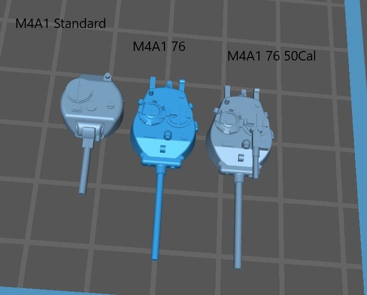 M4A1 - 1:200 - US - Tanks - Armored Vehicle - World Of Tanks - War Game - Wargaming - Axis and Allies - Tabletop Games