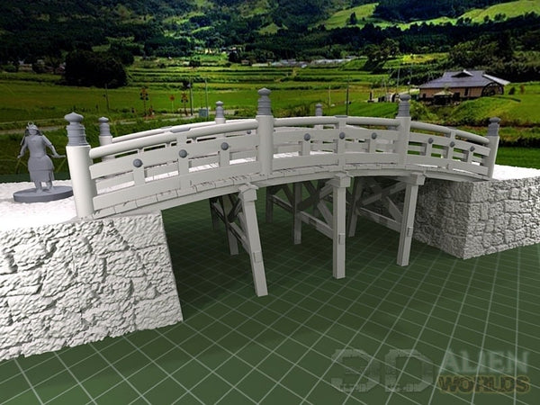 Samurai - Bridges - DND - Pathfinder - Dungeons & Dragons -  - Test of Honour - RPG - Tabletop - 28 mm / 1"