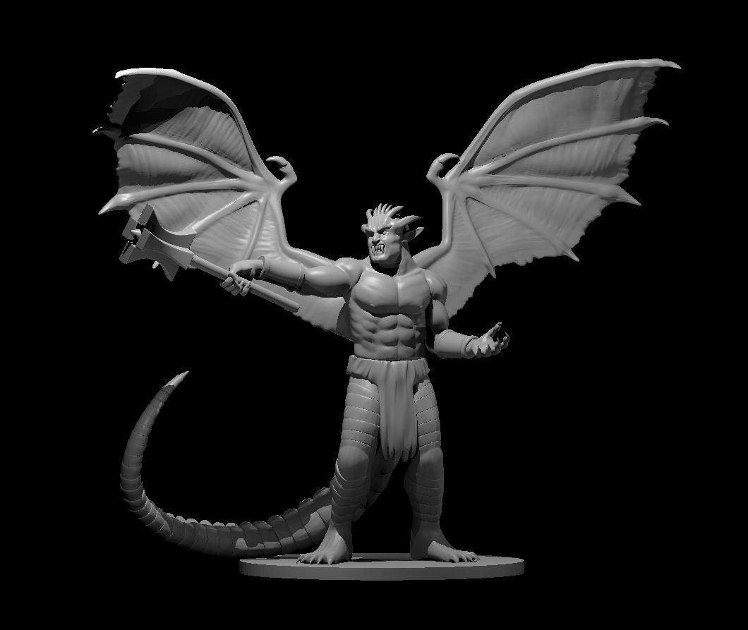 Pit Fiend Devil Mini - DND - Pathfinder - Dungeons & Dragons - RPG - Tabletop - mz4250- Miniature-28mm-1"Scale