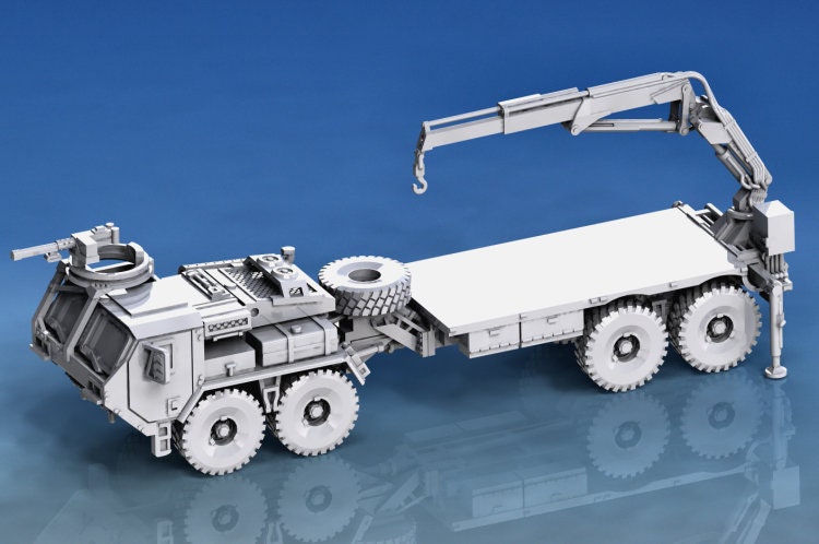 MK48 Dragon Wagon - accessories included - 1/100 Scale - US - Armored Vehicle - World Of Tanks - War Game - Wargaming - Axis and Allies