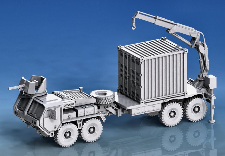 MK48 Dragon Wagon - accessories included - 1/100 Scale - US - Armored Vehicle - World Of Tanks - War Game - Wargaming - Axis and Allies