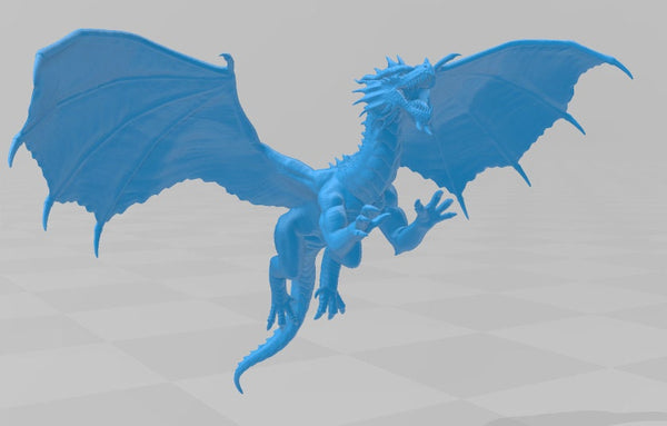 Red Dragon Adult Chromatic Mini - DND - Pathfinder - Dungeons & Dragons - RPG - Tabletop - mz4250- Miniature-28mm-1"Scale