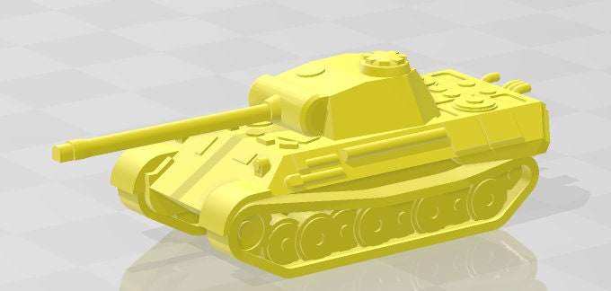 Panther 1:100 scale - Germany - Tanks - Armored Vehicle - World Of Tanks - War Game - Wargaming - Axis and Allies - Tabletop Games