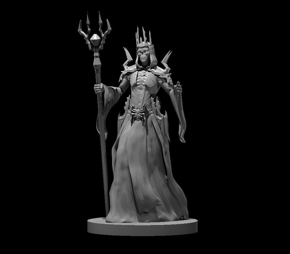 Lich Mini - DND - Pathfinder - Dungeons & Dragons - RPG - Tabletop - mz4250- Miniature-28mm-1"Scale