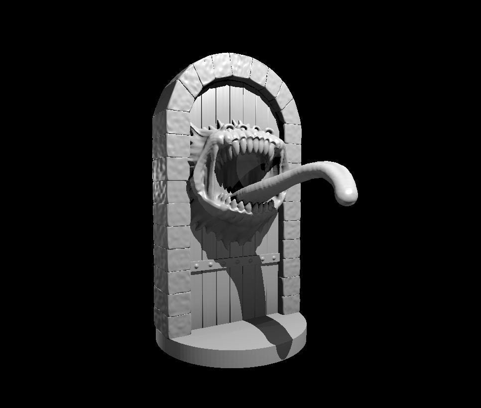 Door Mimic Mini - DND - Pathfinder - Dungeons & Dragons - RPG - Tabletop - mz4250- Miniature-28mm-1"Scale