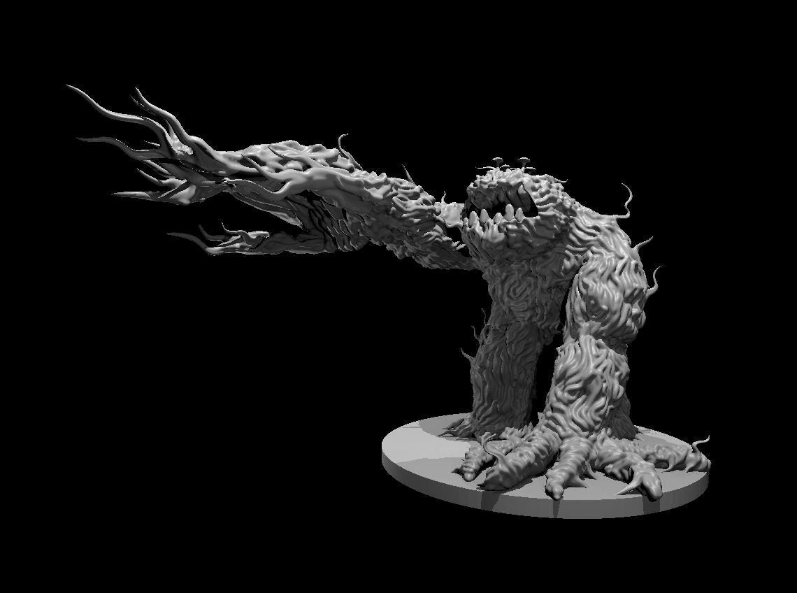 Shambling Mound Mini - DND - Pathfinder - Dungeons & Dragons - RPG - Tabletop - mz4250- Miniature-28mm-1"Scale
