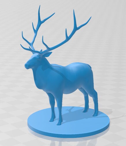 Elk Mini - DND - Pathfinder - Dungeons & Dragons - RPG - Tabletop - mz4250- Miniature-28mm-1"Scale