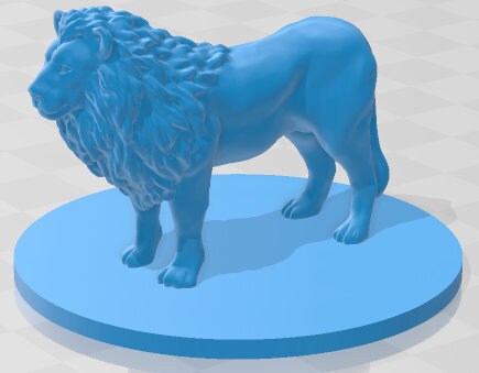 Lion Mini - DND - Pathfinder - Dungeons & Dragons - RPG - Tabletop - mz4250- Miniature-28mm-1"Scale