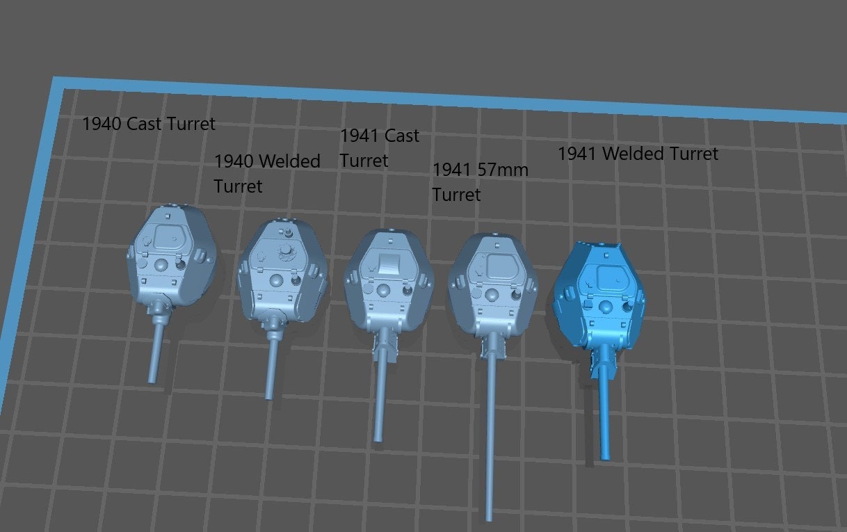 T34-76 1940-41 - 1:100 scale - USSR - Tanks - Armored Vehicle - World Of Tanks - War Game - Wargaming - Axis and Allies - Tabletop Games