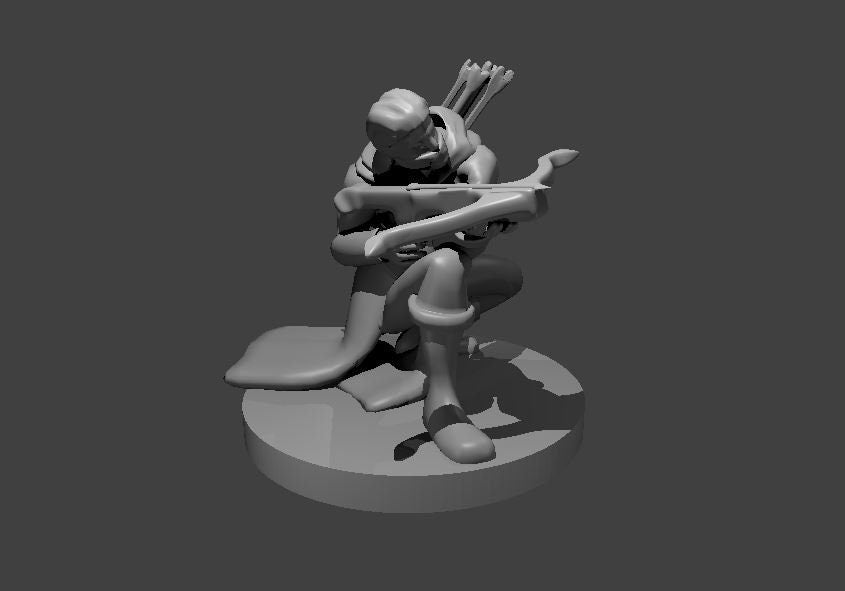 Bandit Mini - DND - Pathfinder - Dungeons & Dragons - RPG - Tabletop - mz4250- Miniature-28mm-1"Scale