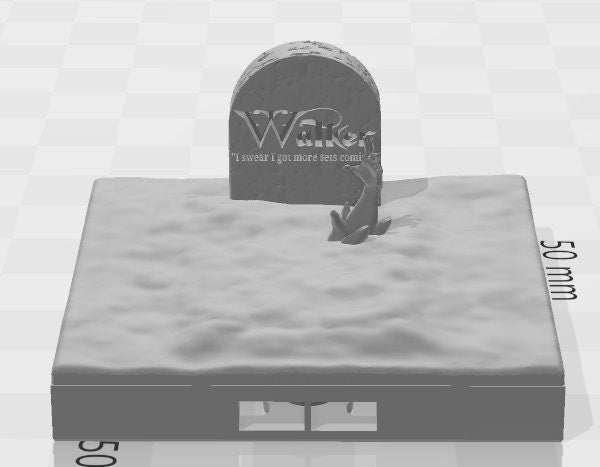 Gravestone 2x2 Tiles Set 2 - Pathfinder - Dungeons & Dragons - RPG - Tabletop - Terrain - 28 mm / 1" - - Aether Studios