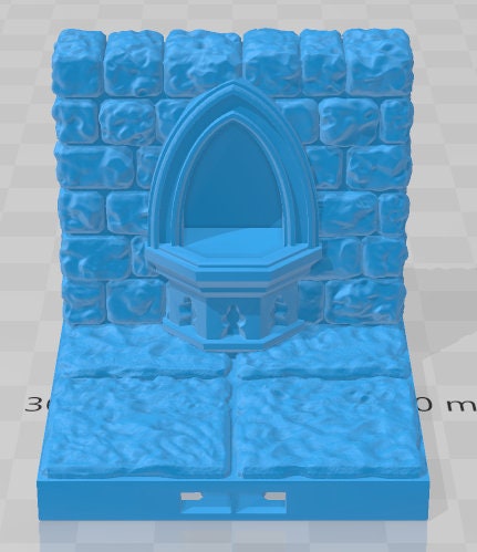 Alcoves - Crypt Of Doom -Fat Dragon Games- DND- Pathfinder -RPG- Terrain-28 mm / 1" - Dungeon & Dragons -