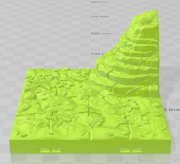 Cliff Grid - Shadowgrove Set 3 -Fat Dragon Games- DND- Pathfinder -RPG- Terrain-28 mm / 1" - Dungeon & Dragons -