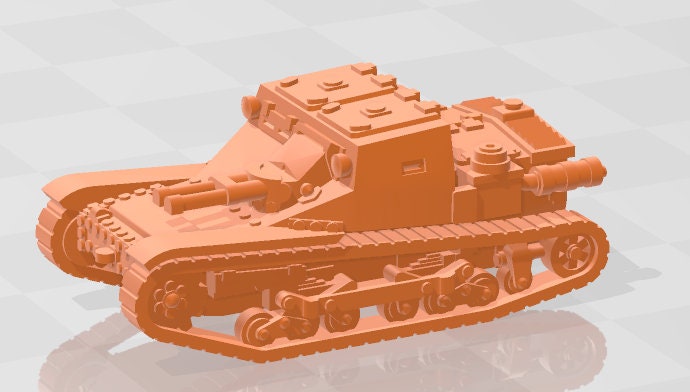 CV Types - 1:100 scale - Italy - Tanks - Armored Vehicle - World Of Tanks - War Game - Wargaming - Axis and Allies - Tabletop Games