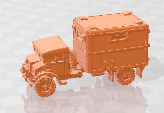 CMP 3t F60L - 1:100 scale - Canada - Tanks - Armored Vehicle - World Of Tanks - War Game - Wargaming - Axis and Allies - Tabletop Games