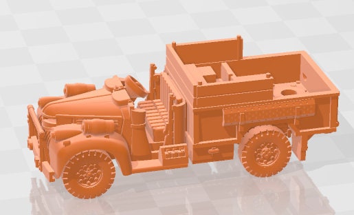 30CWT w/MG - 30CWT Breda w/cannon - 1:100 Scale - Canada - Tanks - Armored Vehicle - World Of Tanks - War Game - Wargaming - Axis & Allies