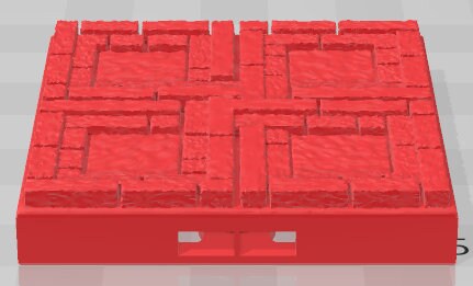 Aztlan Floors And Stairs - Pathfinder - Dungeons & Dragons - RPG - Tabletop - Terrain - 28 mm / 1" - - Aether Studios