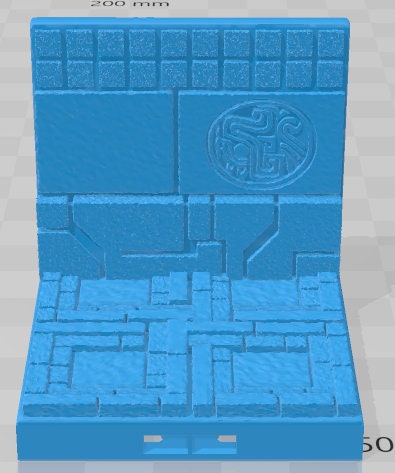 Aztlan Panel Walls - Pathfinder - Dungeons & Dragons - RPG - Tabletop - Terrain - 28 mm / 1" - - Aether Studios
