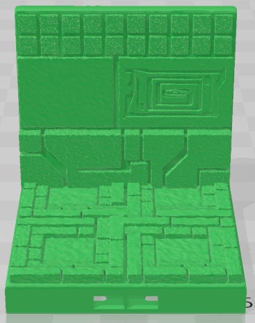 Aztlan Panel Walls - Pathfinder - Dungeons & Dragons - RPG - Tabletop - Terrain - 28 mm / 1" - - Aether Studios